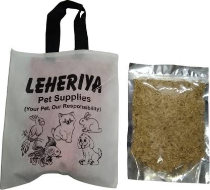 Leheriya Paddy Seeds For Birds (Dhaan Seeds) 0.5 kg (2x0.25 kg) Dry Adult, Young Bird Food