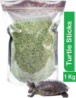 Grow Basket Turtle Varieties Musk, Red-Eared Slider Mud turtle Cooter Turtle, Land Tortoises Fish, Shrimp, Spinach 1 kg Dry Adult, New Born, Senior, Young Turtle Food