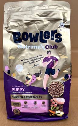 Bowlers Bowlers Puppy Nutrimax Club Chicken & Vegetables Dog Food- 1.2KG Chicken 1.2 kg Dry New Born Dog Food