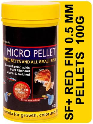 TUNAI SF+ Micro Fish Food for Tetra, Guppy, Barb, Bettas and Small Fish Groups 0.1 kg Dry New Born, Adult, Senior, Young Fish Food