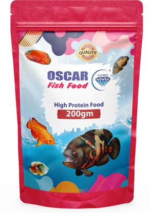 Nitishree Food 40% Protein & Vitamins, Color Enhancement & Growth (2.5mm)-200gm Fish 0.2 kg Dry Adult, Senior, Young, New Born Fish Food