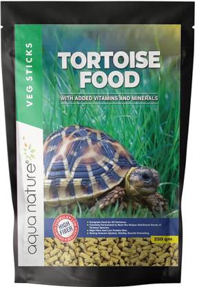 Aquanature Tortoise Food with Added Vitamins & Minerals Veg Sticks High Fiber (250g) 0.25 kg Dry Adult, New Born, Senior, Young Fish Food