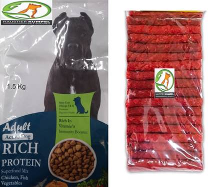HAUSTIER KUMPEL Adult 1.5 Munchy Red Chicken 2 kg Dry Adult Dog Food