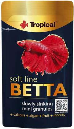 Tropical Softline Betta Soft Slowly Sinking Food Granule (5 g) 0.005 kg Dry Adult, New Born, Senior Fish Food