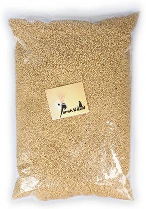 Parrots Wizard Small Size Kangni Seed for Small Bird 0.45 kg Dry Adult Bird Food
