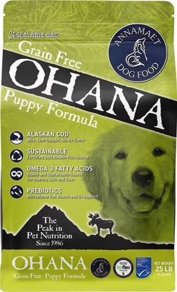 Annamaet Annamaet Grain-Free Ohana Puppy Formula Dry Dog Food 11.31 kg Dry New Born Dog Food