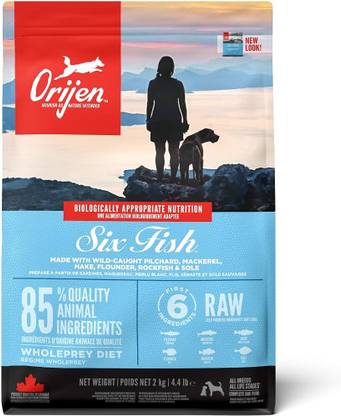Orijen Six Fish Adult Dog Food Fish 2 kg Dry Adult Dog Food