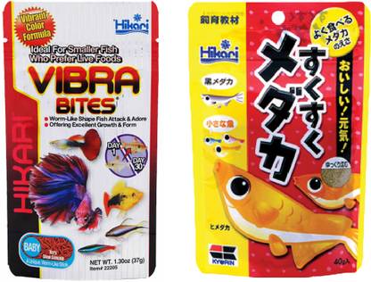 Hikari Hikari Vibra Bites Baby 37g Combo 0.08 kg (2x0.04 kg) Dry New Born, Young, Adult Fish Food