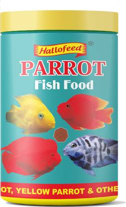 Hallofeed Special Parrot Fish Food,100gm 0.1 kg Dry Adult, Young, Senior Fish Food