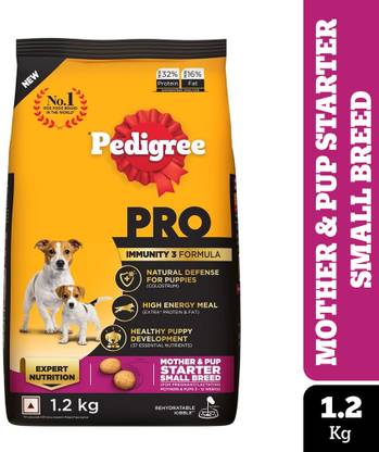 PEDIGREE Starter Small Breed (3-12 Weeks) Chicken 1.2 kg Dry Adult, New Born Dog & Puppy Food
