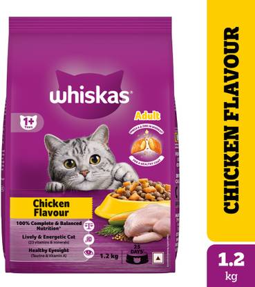 Whiskas (1+ Years) Chicken 1.2 kg Dry Adult Cat Food