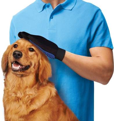 PAVITYAKSH TRUE TOUCH TRUE TOUCH 5 FINGER DESHEDDING GLOVE Grooming Gloves for Dog & Cat