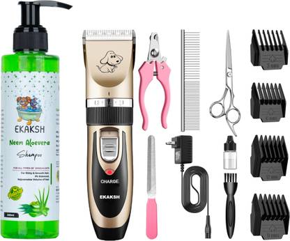 Ekaksh Dog Trimmer,Cat Trimmer,Mashine for dogs, Pet Hair Grooming Clipper Kit, Multicolor Pet Hair Trimmer