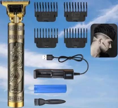 KRINSAL Wireless Professional Trimmer, Hair Clipper, 4 guide combs 60 min Runtime  Shaver For Men