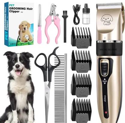 Dominic Professional Hair Clipper Men With Dog Pet Hair Trimmer Usb Charging Length-1 Fully Waterproof Trimmer 120 min  Runtime 4 Length Settings