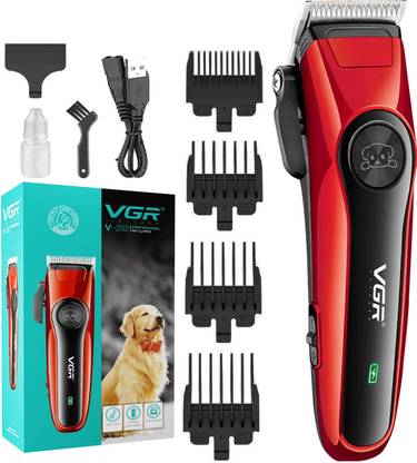 VGR V-202 Red, Black Pet Hair Trimmer