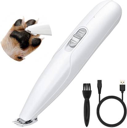 HANNEA Dog Hair Trimmers, Trimmer for Dogs Hair Cutting,Professional Pet Paw Hair Trimmer 240 min  Runtime 1 Length Settings