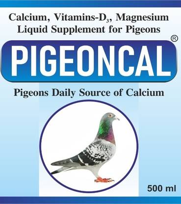 bhopal pigeons PIGEONCAL 500ML FOR PIGEONS HEALTH AND VITALITY Pet Health Supplements