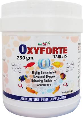 REFIT ANIMAL CARE Oxygen Tablets For Biofloc Fish Pond, Shrimp and Aqua Pet Health Supplements