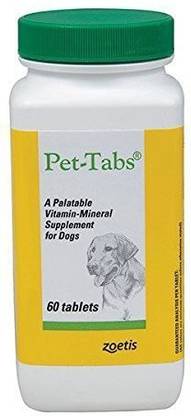 Zoetis PET TABS 60, Palatable Vitamin-Mineral Supplement for dogs Pet Health Supplements