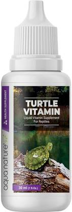 Aquanature Turtle Vitamin Supplement Liquid for Reptiles 30ml Turtle Healthcare Pet Health Supplements