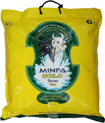 ADILAID MINFA GOLD Metho Chelated Mineral & Vitamins for Cattle,Calf,Goat,Sheep,Horse Pet Health Supplements