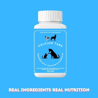 Patch and Marshall Calcium, Vit D Tablets For Optimum Bone & Teeth Health Pet Health Supplements