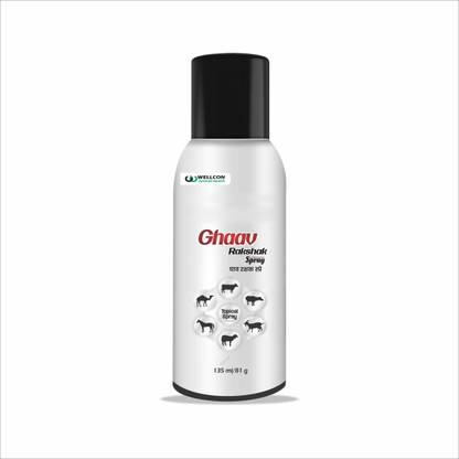 Wellcon Animal Health Ghaav Rakshak Veterinary Spray for Fast Wound Healing (135ml) Pet Health Supplements