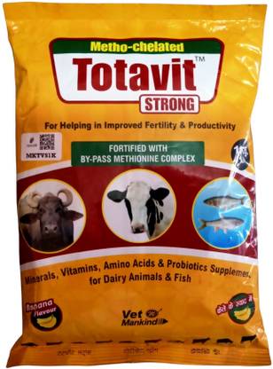 ADILAID Totavit Strong (Metho- Chelated) Mineral Mixture For Small & Large animals Pet Health Supplements