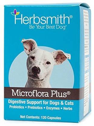Herbsmith Microflora Plus Digestion For Dogs & Cats Pet Health Supplements