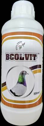 bhopal pigeons BCOLVIT 500ML MAXIMUM B VITAMINS FOR PIGEONS Pet Health Supplements