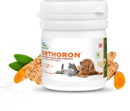 Naturalremedies Orthoron Supplement to Build Joint Strength,Easy to Feed Palatable 10 Tablets Pet Health Supplements