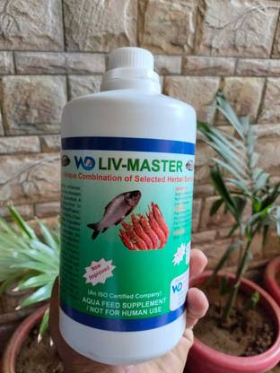 Pond Master LIV-MASTER High-Quality Liver Tonic Protects Liver from Damage in Fish & Shrimp Pet Health Supplements