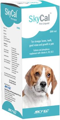 skyec Skycal Calcium For Pet 200 ml Pack of 1 Pet Health Supplements