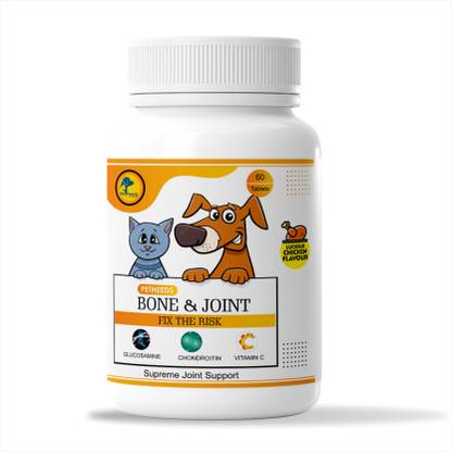 PETHEEDS Bone and Joint Chewable Tablets with Lucious Chicken Flavored for Dog/Cat Pet Health Supplements