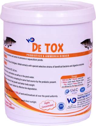 DE TOX Probiotic & Ammonia Binder Pet Health Supplements