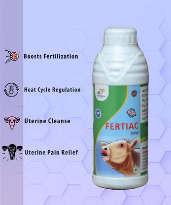 Ashwamedh Medicare Fertiac,Utrine Tonic For Fertility Hit Period Managements In Cattle, Pet Health Supplements