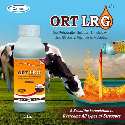 ORT LRG Electrolyte & Stress Relief Formula for Cow, Buffalo, Goat & Cattle Pet Health Supplements