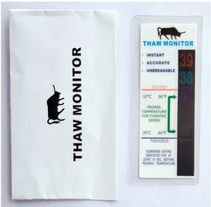 Kshama THAW MONITOR TO ADJUST & MONITOR THAW BATH TEMPRETUTRE Aquarium Thermometer Pet Health Supplements