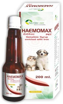 HAEMOMAX Hematinic Syrup Enriched with Iron Pet Health Supplements