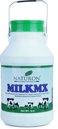 Naturon Milkmx Liquid Calcium Supplement For Cattle, Cow & Dairy Animals Pet Health Supplements