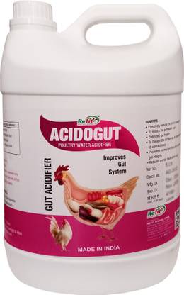 REFIT ANIMAL CARE Water Sanitizer & Liquid Acidifier Poultry Feed Supplement Pet Health Supplements
