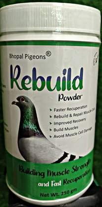 bhopal pigeons REBUILD 250GM FOR PIGEONS TOTAL RECOVERY AND HEALTH Pet Health Supplements