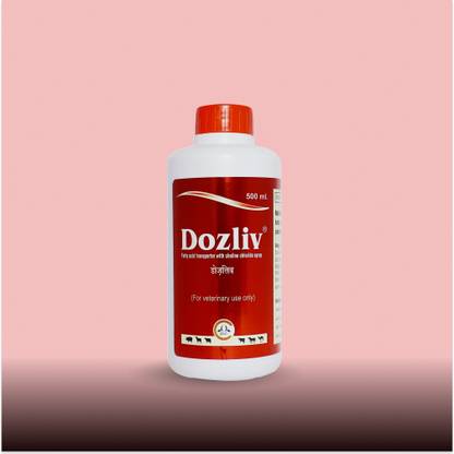 Dozliv Liver & Digestive Tonic For Cattle, Cow, Buffalo, Goat & Farm Animals Pet Health Supplements