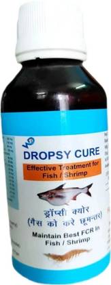 Pond Master Dropsy Cure - Maintain Best FCR and Effective Treatment for Fish & Shrimp Pet Health Supplements