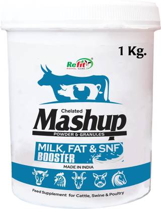 REFIT ANIMAL CARE Granules & Mineral Mixture Powder For Cow, Goat, Poultry & Dairy Animal, Mashup Pet Health Supplements