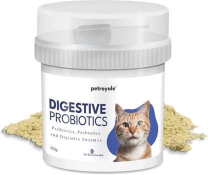 Petroyale Cat Digestive Probiotics, Cat Probiotics and Digestive Enzymes Powder Pet Health Supplements