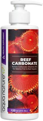 Aquanature Reef Carbonate Raises Carbonate Alkalinity (KH) (120ml) Pet Health Supplements