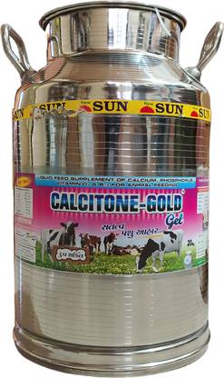 Milko king CALCITONE CALCIUM 20 LTR STEEL CAN Pet Health Supplements