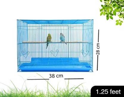 Afi 1.25FEET BLUE BIRD/RABBIT CAGE WITH FOOD WATER CUP Bird Cage